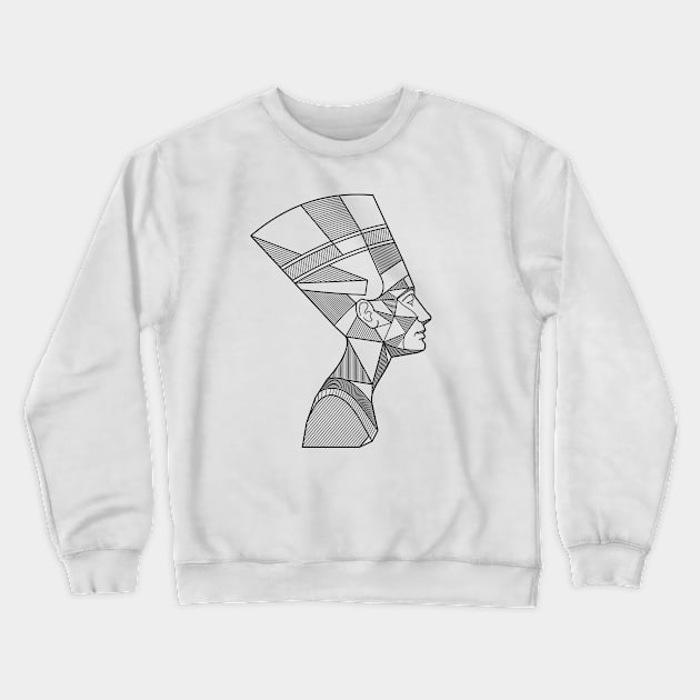 Nefertiti Queen Crewneck Sweatshirt by marieltoigo